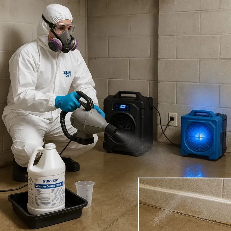 Sanitization and Odor Removal process in Patchogue, NY